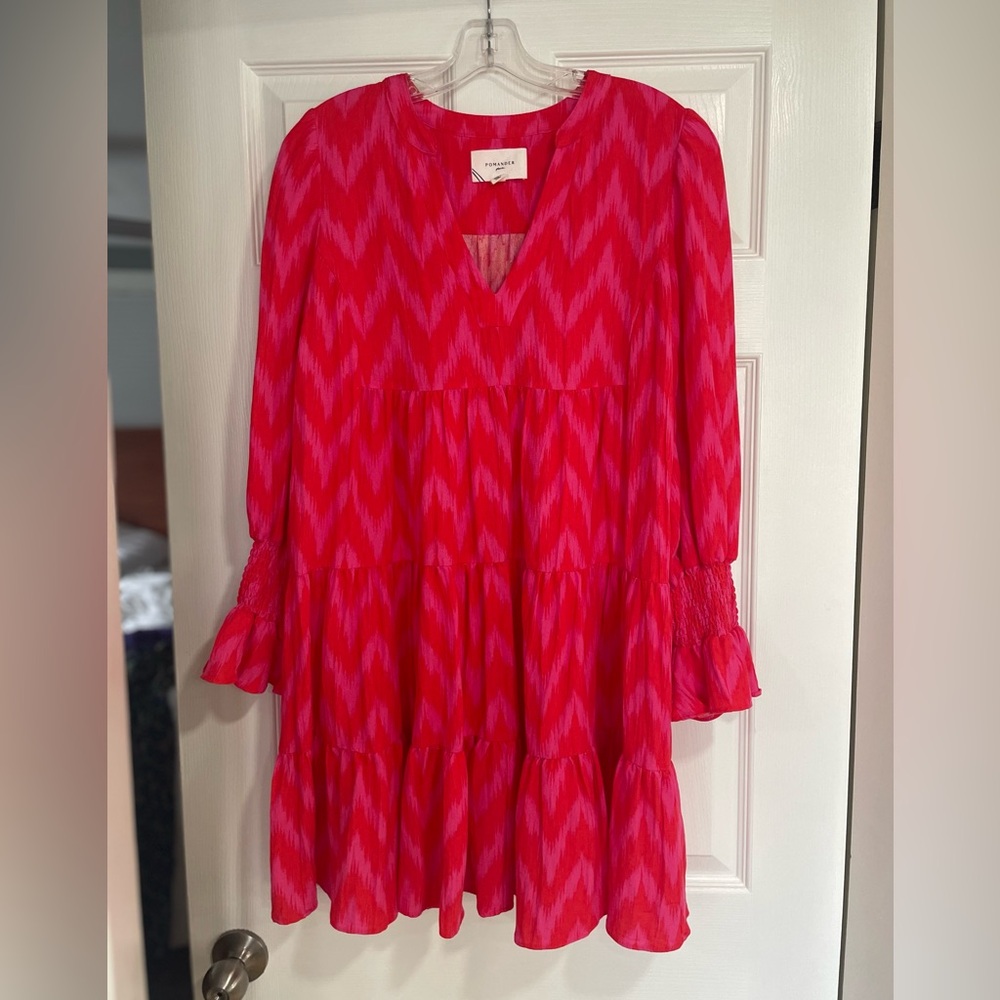 Tuckernuck Hot Pink Ikat Kenzo dress
